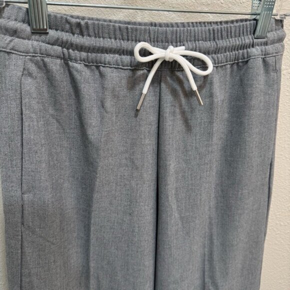Divided H&M Women’s SZ XXS Gray Pants  Wide Leg Drawstring NWT - Picture 5 of 11